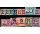 SG O41-O53. 1947 Set of 13. All brilliant fresh U/M...