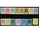 SG72-85. 1909 Set of 14. A delightful fresh mint...