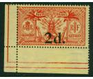 SG35. 1911 2d on 40c Red/yellow. A fantastic corner sheet...