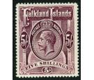 SG67b. 1916 5/- Maroon. Superb fresh well centred...