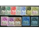 SG10-20. 1924 Set of 12. Superb fresh...