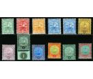 SG77-88. 1906 Set of 11. All superb fresh mint...