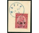 SG M41. 1915 12a Carmine-lake. Brilliant fine used on...