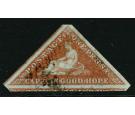 SG3a. 1853 1d Brown-red. A superb fine used...