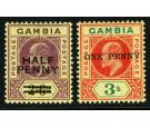 SG69-70. 1906 Set of 2. Brilliant fresh mint...