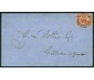 SG26. 1859 3d Red. A superb used example on...