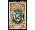 SG137. 1933 10/- Black and chestnut. Superb fresh mint with...