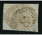 SG4c. 1855 1/- Pale brown. Brilliant fine used with beautiful...