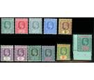 SG28-39. 1910 Set of 11. A superb set...