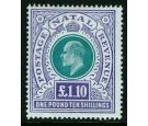 SG143. 1902 £1.10/- Green and violet. Brilliant fresh mint...