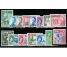 SG280-295. 1954 Set of 15. Brilliant fresh U/M mint...