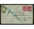 SG3. 1900 3d on 1d Carmine. A very interesting cover...