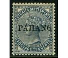 SG3. 1889 10c Slate. Very fine mint...