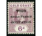 SG H52w. 1916 6d Dull and Bright Purple. 'Watermark Inverted'.