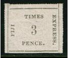 SG6. 1871 3d Black/rose. Brilliant fresh mint with...