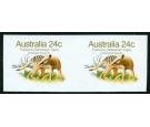 SG788a. 1981 24c Multicoloured. 'Imperforate Pair'. Brilliant U/