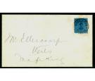 SG19. 1900 Neat local cover bearing 3d. Pale blue cancelled by c