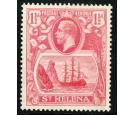 SG99b. 1923 1 1/2d Rose red. 'Torn Flag'. Excellent fresh...