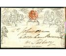 1840. 1d Mulready Letter Sheet. (Forme 3, A 67)...