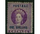 SG13. 1875 1/- Deep mauve. A very fine mint...