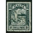 SG96. 1919 10/- Black. Brilliant fine used...