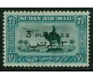 SG76b. 1938 3p on 7 1/2p Green and emerald. Brilliant fresh well