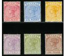 SG47-57. 1884 Set of 6. A superb mint set...