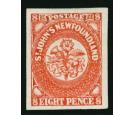 SG8. 1857 8d Scarlet-vermilion. Superb fresh mint...