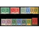 SG12-24. 1912 Set of 13. Complete with all shades...