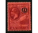 SG61. 1922 £1 Purple and black/red. Superb fresh mint...