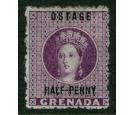 SG21c. 1881 1/2d Deep mauve. "OSTAGE" for "POSTAGE". Very fine..