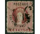 SG22d. 1881 1/2d Deep mauve. "PENCF" for "PENCE". Very fine...