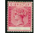 SG23b. 1889 10c Carmine. ERROR Value Omitted. Brilliant fresh...