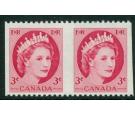 SG465a. 1954 3c Carmine. 'Imperforate Vertically'. A brilliant U