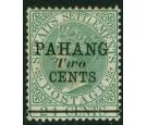 SG8. 1891 2c on 24c Green. Superb fresh well centred mint...