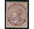 SG2. 1895 1a Plum. Superb fresh mint with...