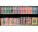 SG106-125. 1934 Set of 26. All superb fine used...