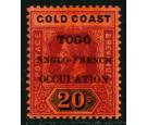 SG H58. 1916 20/- Purple and black/red. Superb fresh mint...