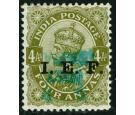 SG M39Var. 1915 4a Olive-green. 'Handstamp Inverted'. Superb fre