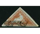 SG1. 1853 1d Pale brick-red. Superb used with huge...