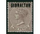 SG3. 1886 2d Purple-brown. Superb fresh mint with...