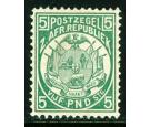 SG187. 1892 £5 Deep green. Fantastic fresh mint...
