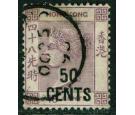 SG46. 1891 50c on 48c Dull purple. A very fine used...