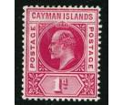 SG9a. 1905 1d Carmine. 'Dented Frame'. Superb fresh mint...