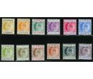 SG60-71. 1904 Set of 12. All superb fresh mint...