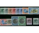 SG162s-175s. 1942 Full set of 14. 'SPECIMEN'. Superb...