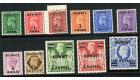 SG64-73a. 1948 Set of 11. Brilliant fresh U/M mint...