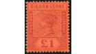 SG53. 1896 £1 Purple/red. Brilliant fresh mint...