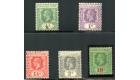 SG27-35. 1922 Set of 5. Very fine used...