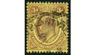 SG75w. 1908 3d Purple/yellow. 'Watermark Inverted'. Very fine us
